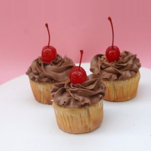 Red cherry Chocolate cupcake